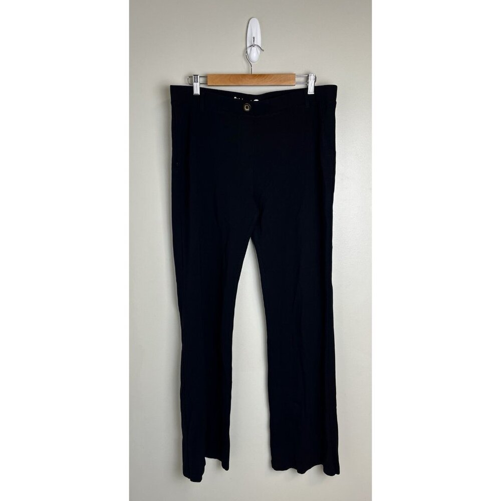 Betabrand Women's Pull On Casual Activewear Stretch Pants Black‎ Size 2XL Long